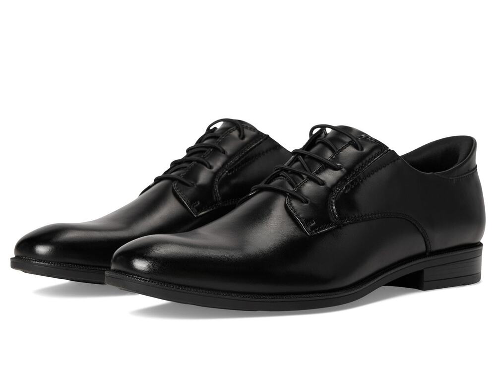 MARC JOSEPH NEW YORK MEN'S BAKER STREET OXFORD-BLACK NAPA LEATHER 14 WIDE